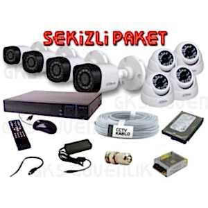 Sekizli kamera ekonomik paket